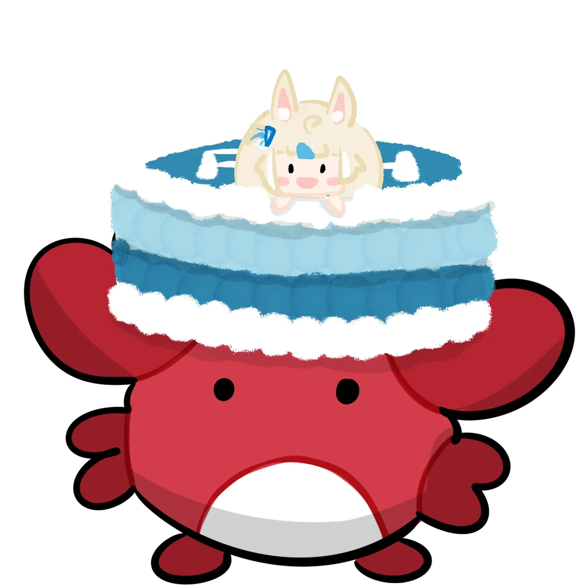 Crab submission of Leaf