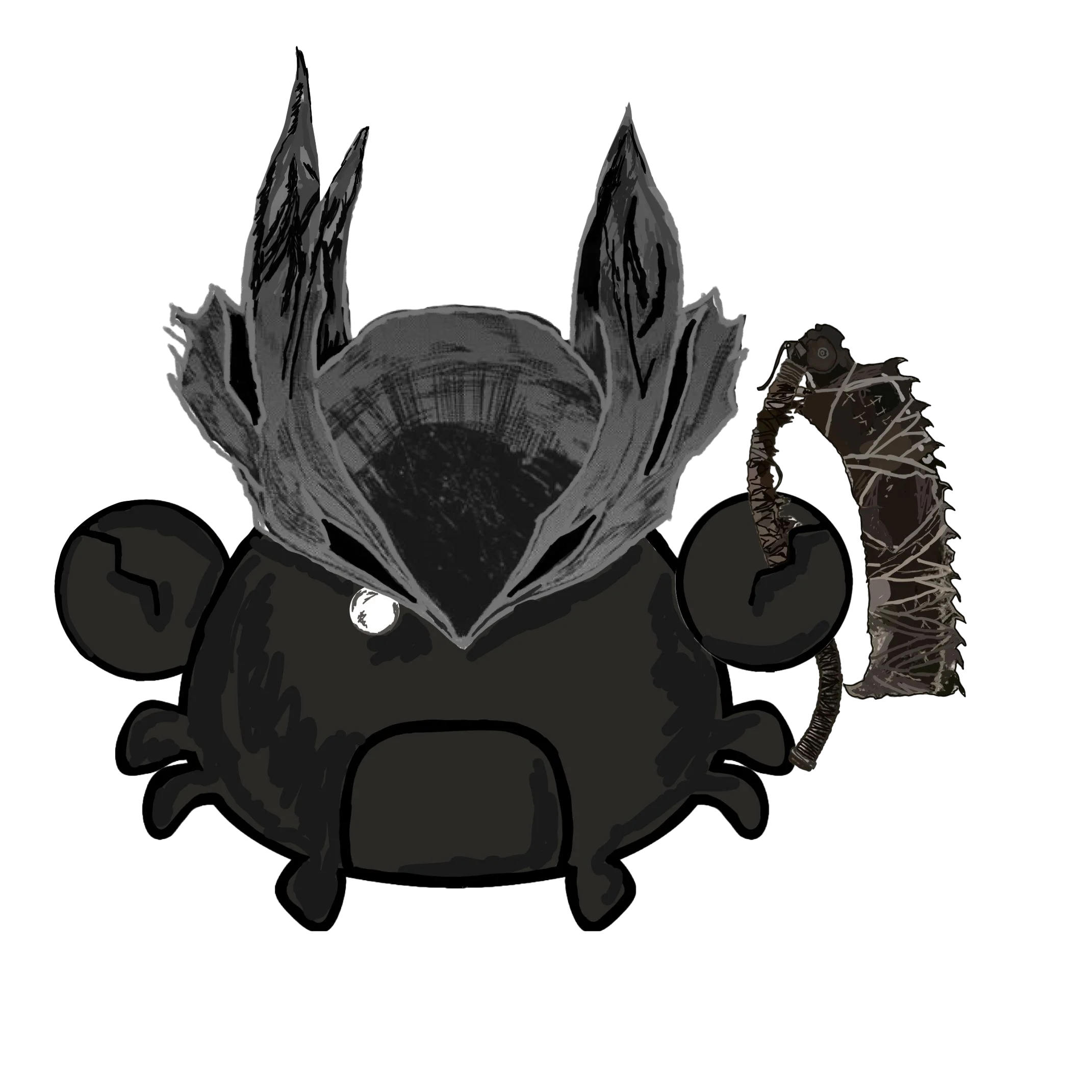 Crab submission of monarch